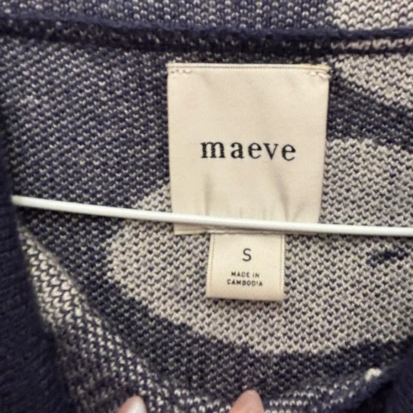 Maeve Carys Floral Mockneck Sweater NWT - Picture 4 of 7